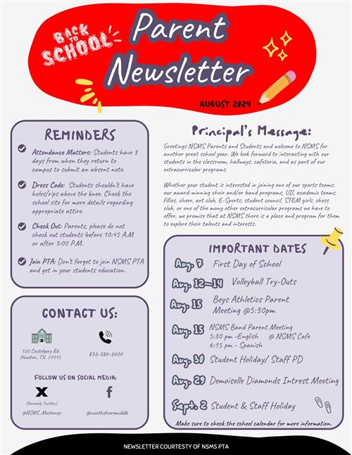 august newsletter